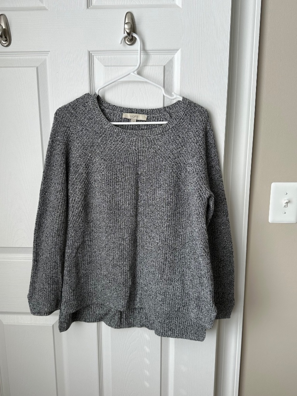 LOFT black and white sweater - size M